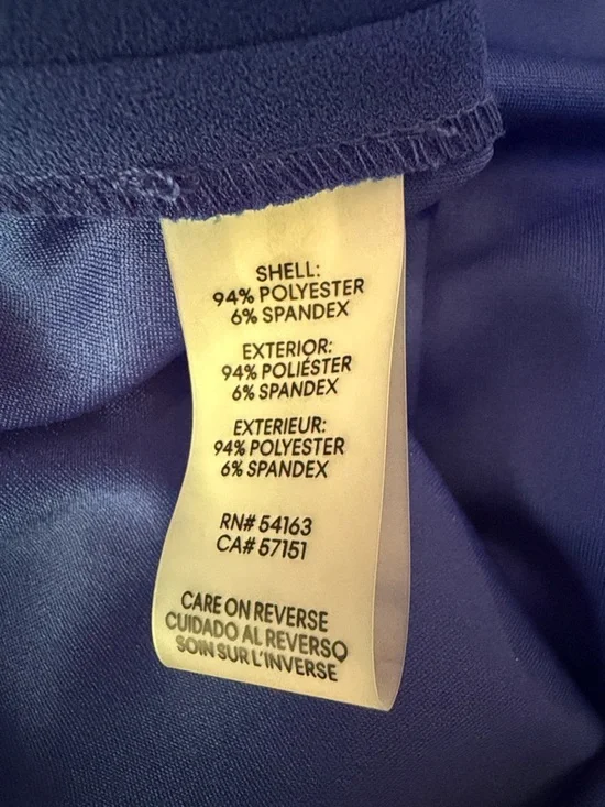 Calvin Klein Bold Blue Knot Accent Sheath Midi Dress • Sleeveless • Size16 • GPC - Picture 7 of 14